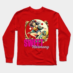 Kawaii, Anime Girl, Sweet Harmony Long Sleeve T-Shirt
